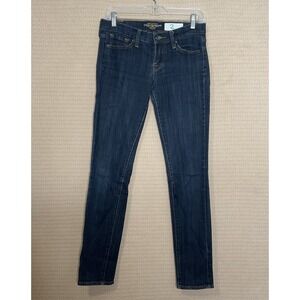 Lucky‎ Brand Charlie Skinny Jeans Denim Women's Size 4/27 Ankle Dark Wash 29x 31